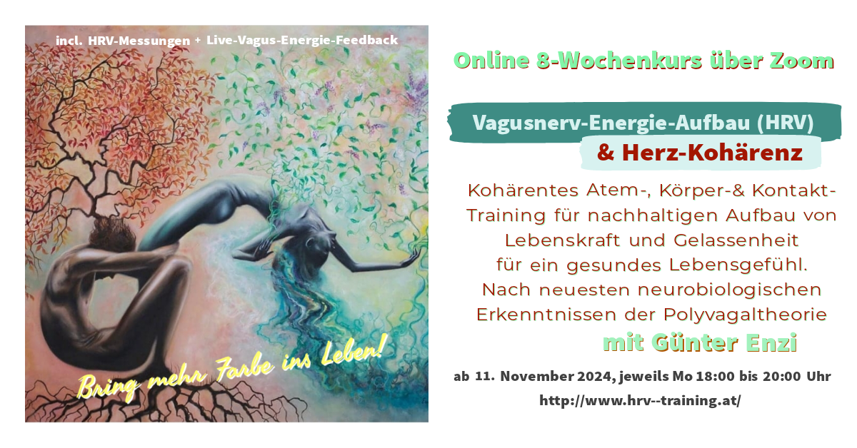 8-Wochen-Kurs: Balance und Aufbau von Vagusnerv-Energie (HRV) in Wien